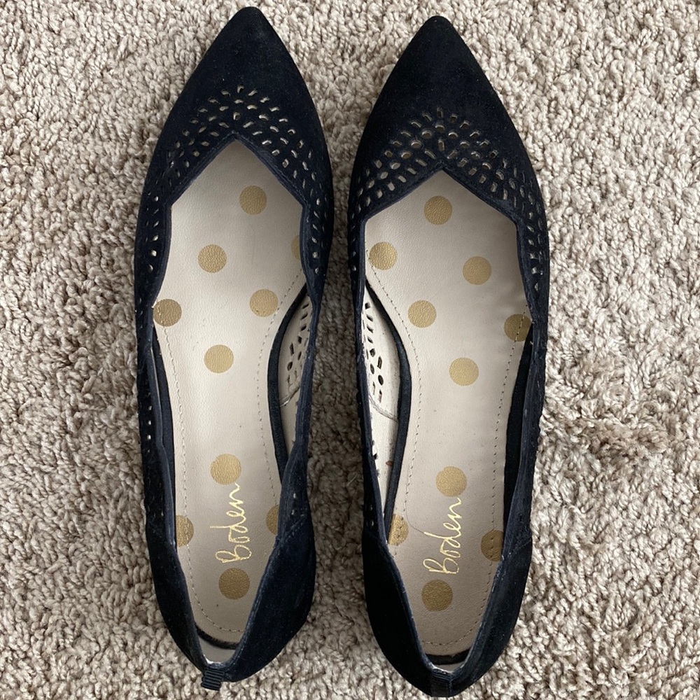 New Never Worn black Suede BODEN shoes.